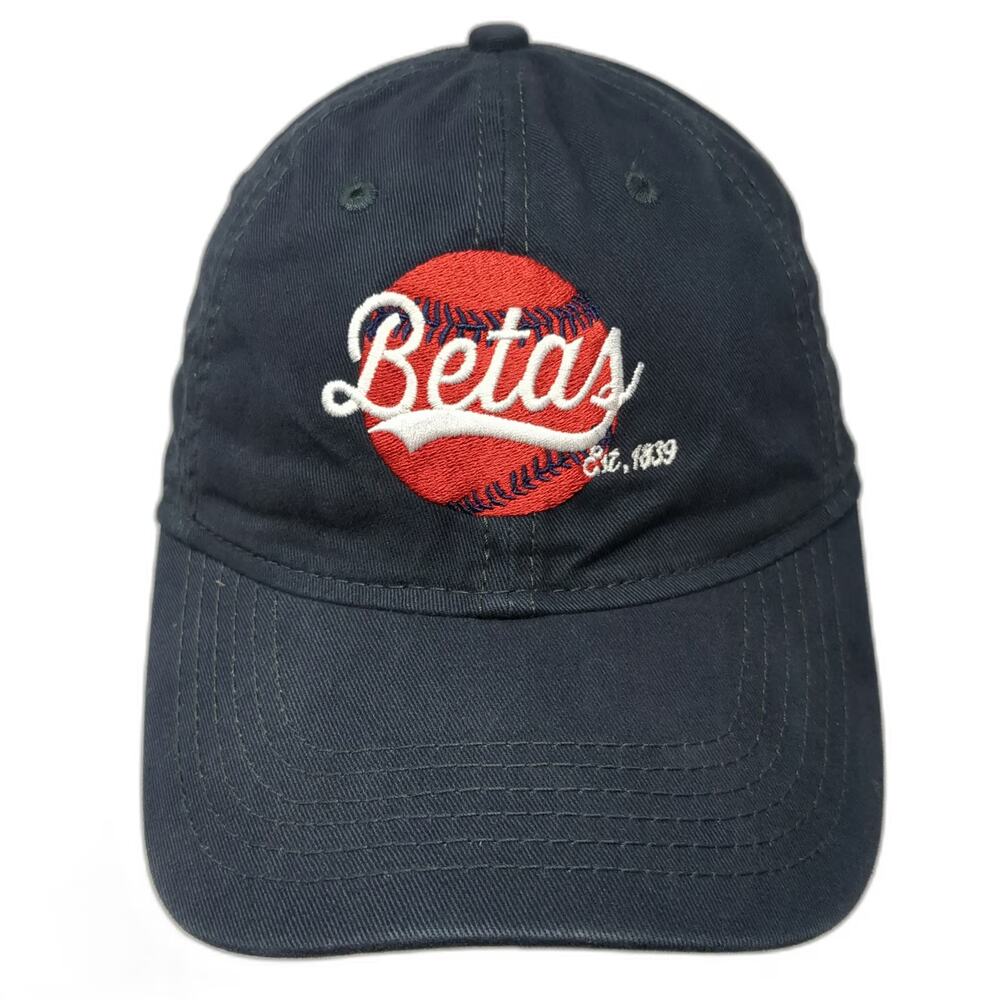 Sportsman Baseball Cap Blue One Size Betas Est 1839 Embroidered Cotton Hat